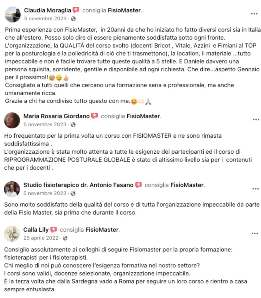 recensioni fisio master
